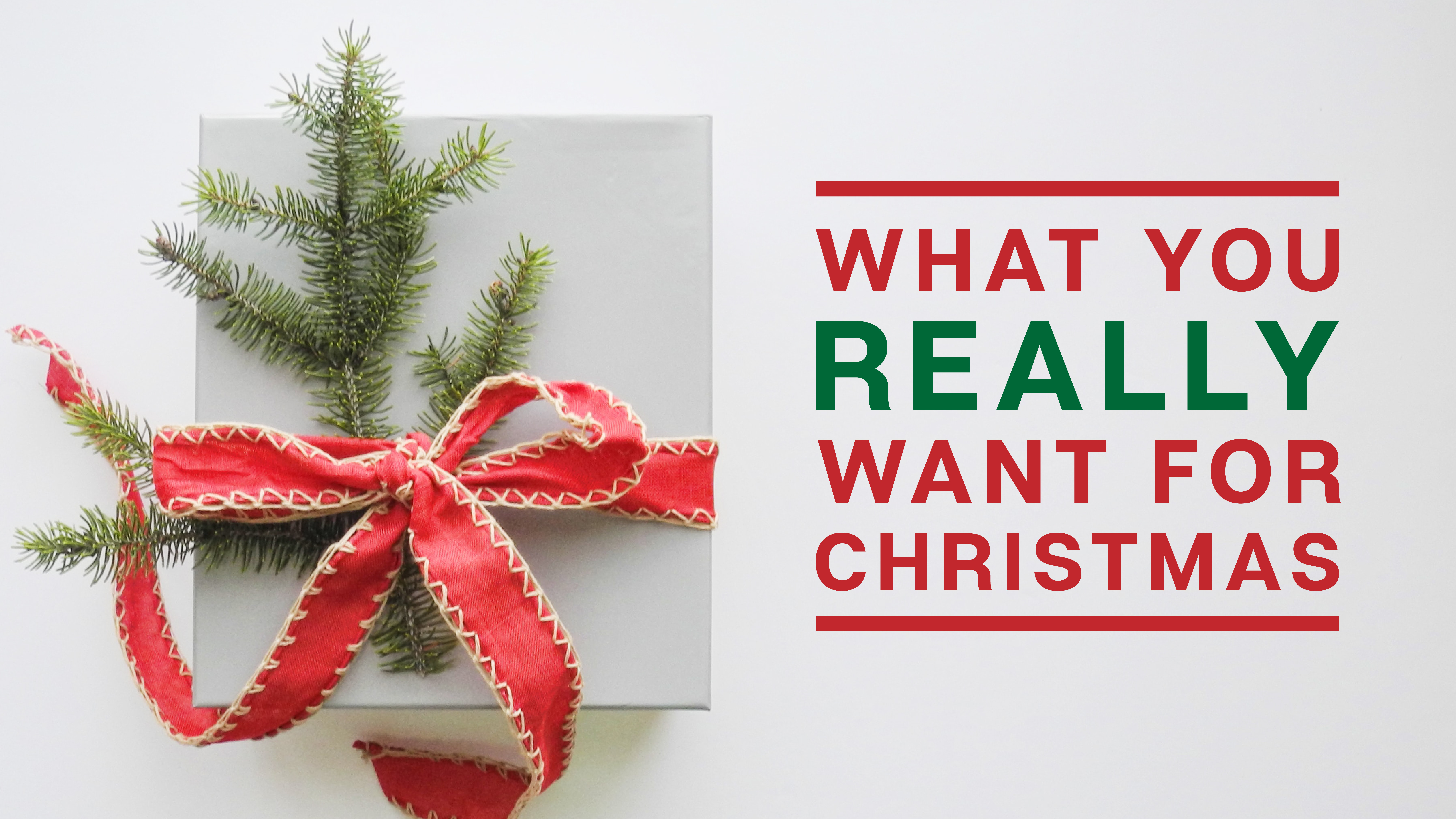 What I Really Want For Christmas