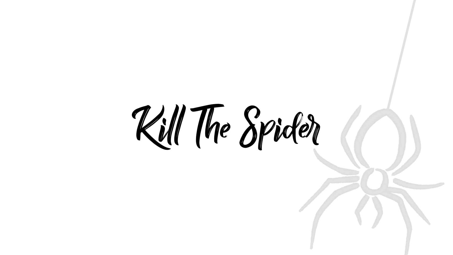 kill-the-spider