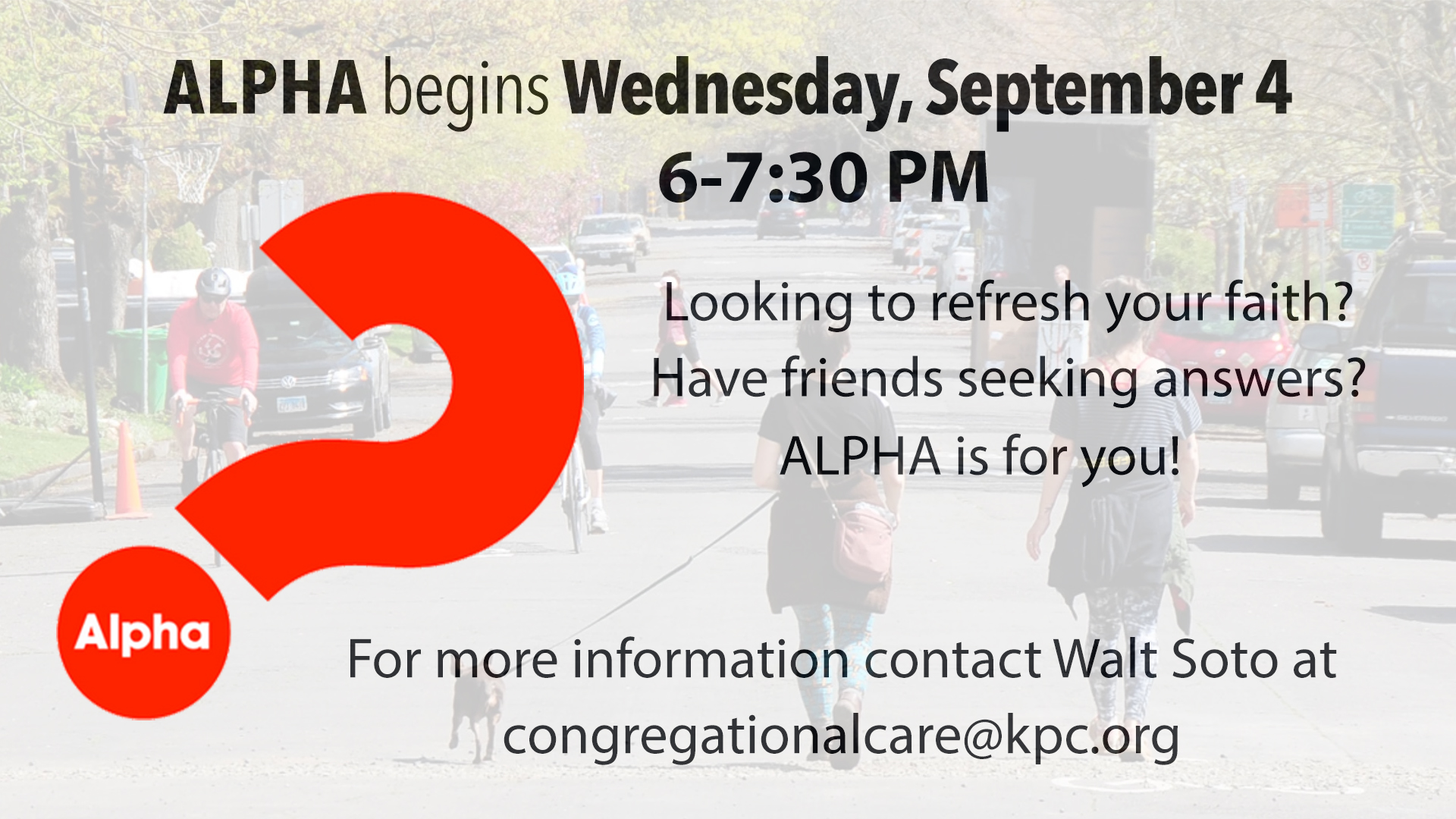 Alpha Adult Ministry
