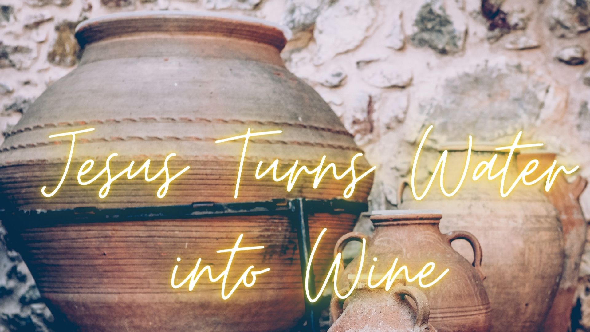 Jesus Turns Water into Wine