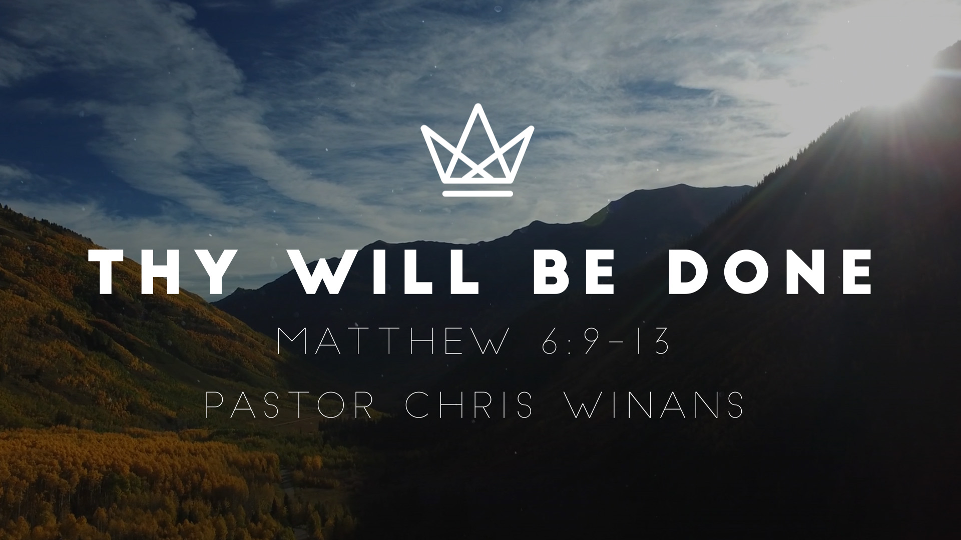 thy will be done thy will be done