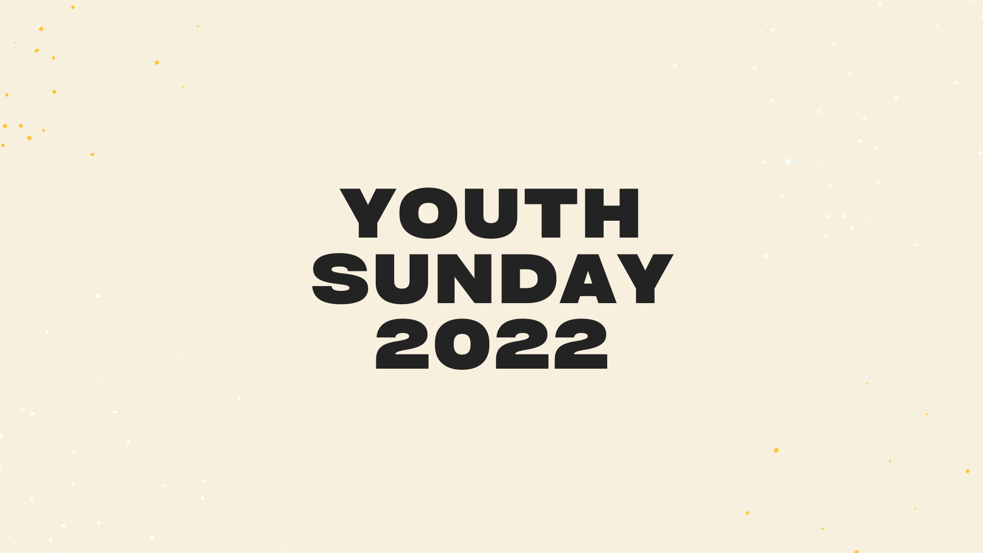 Youth Sunday 2022