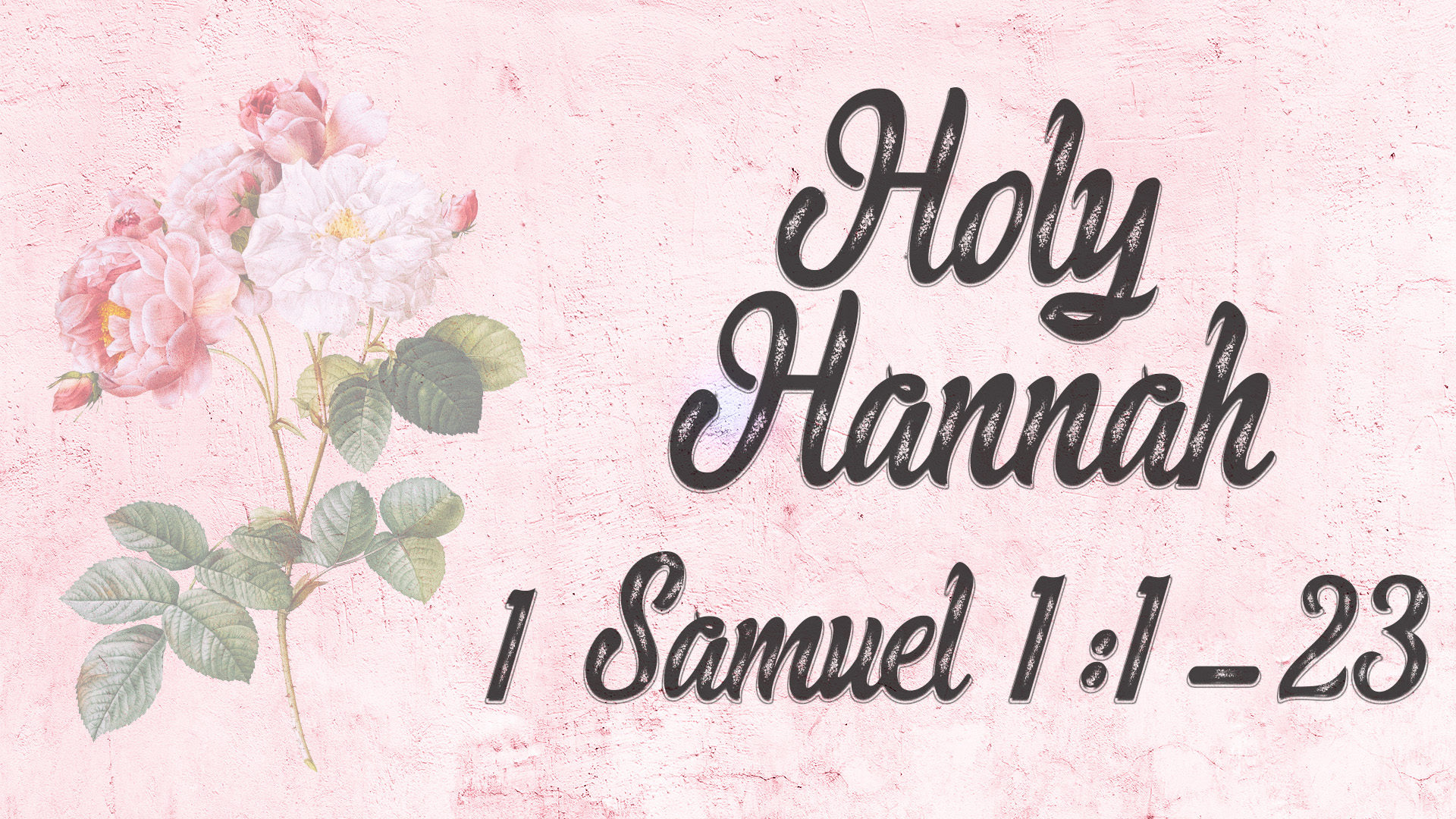 Women of the Word Holy Hannah