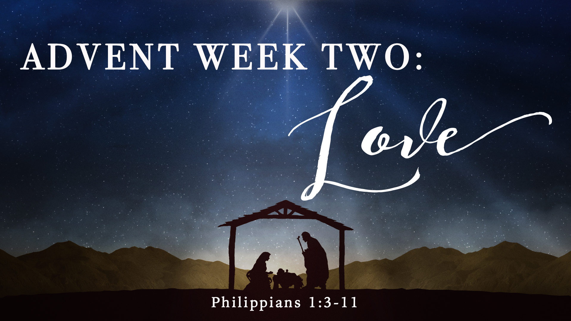 Advent week 2 love