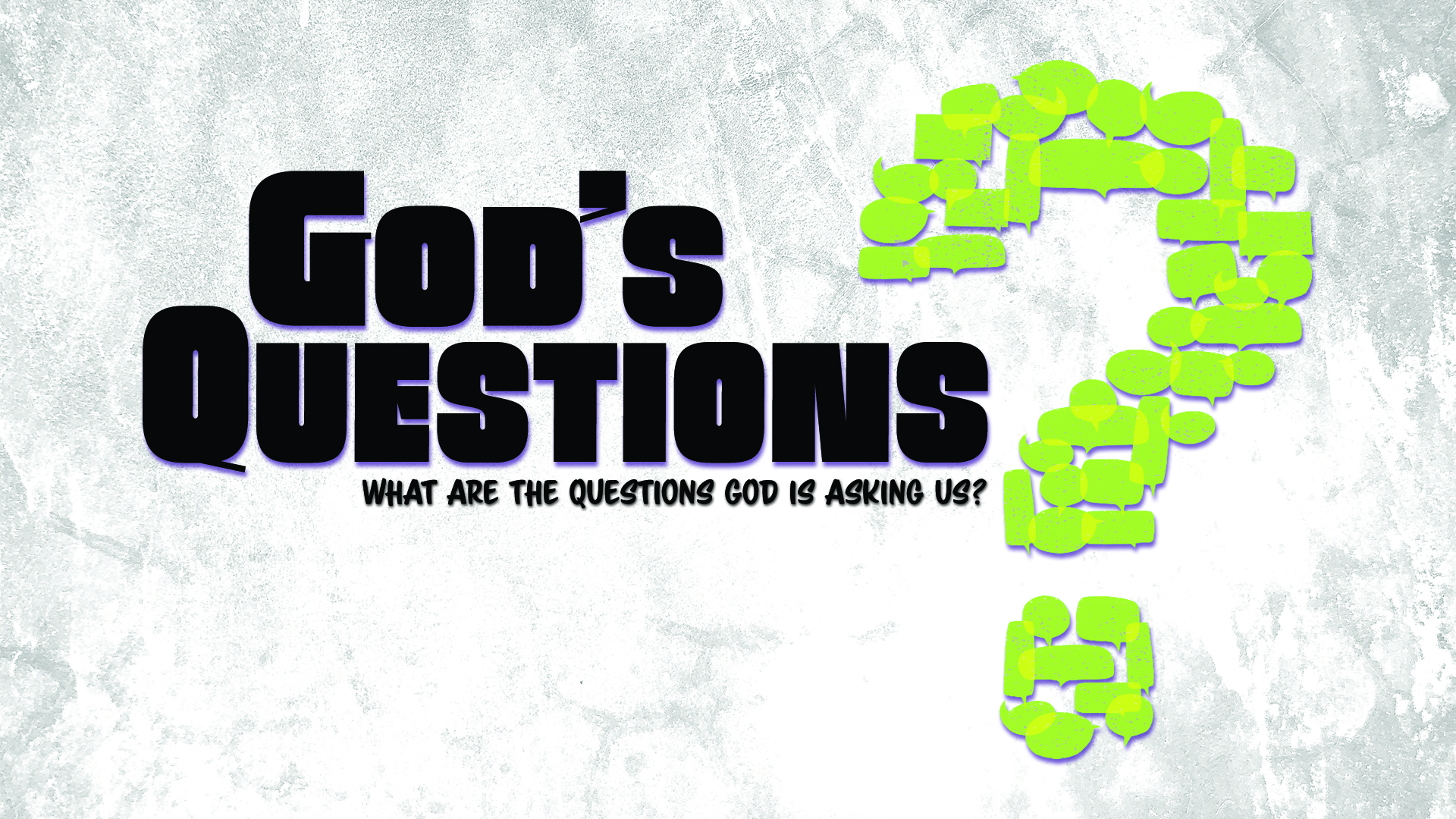 God's Question God's Questions