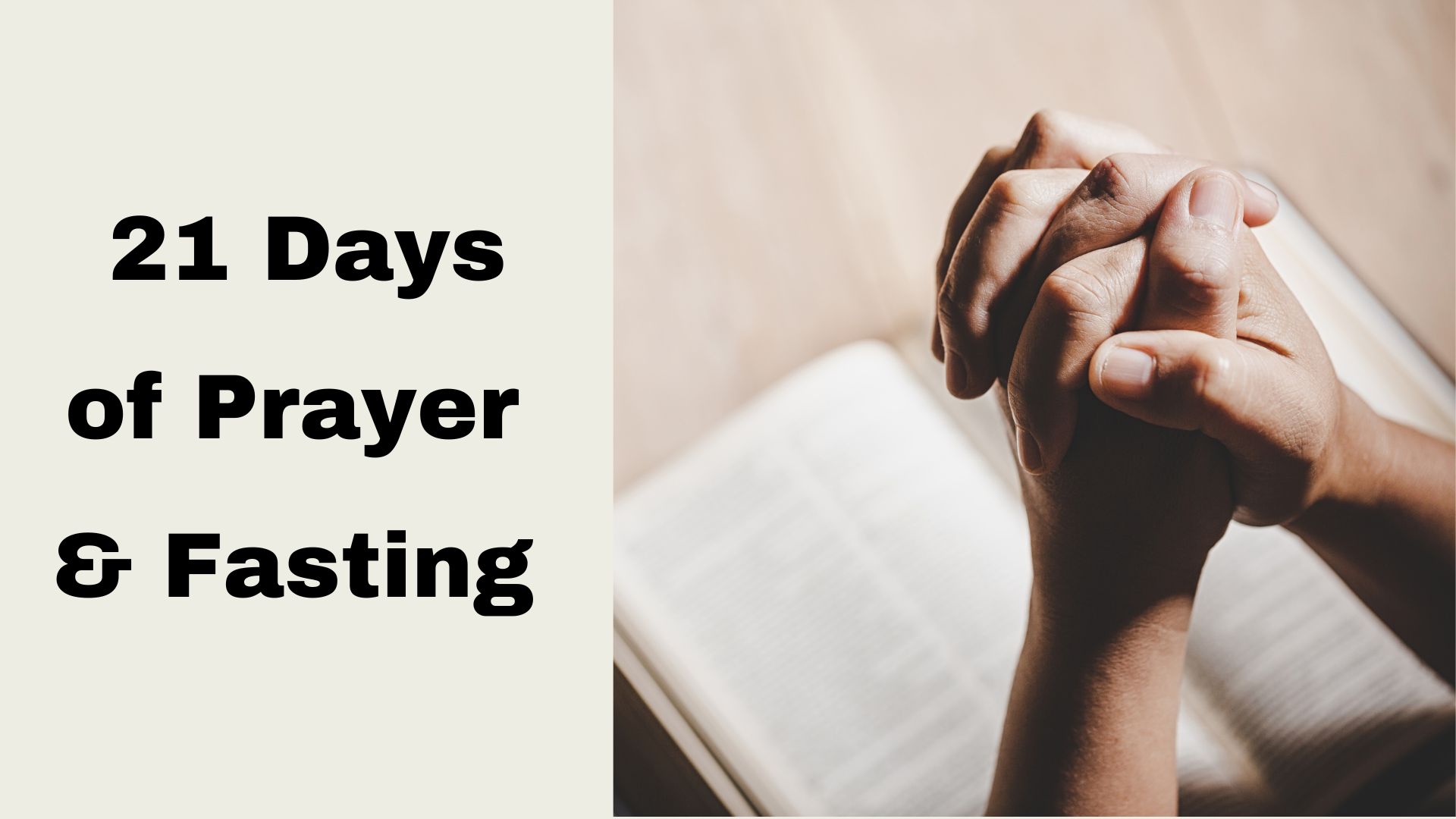 21 Days Of Prayer Fasting